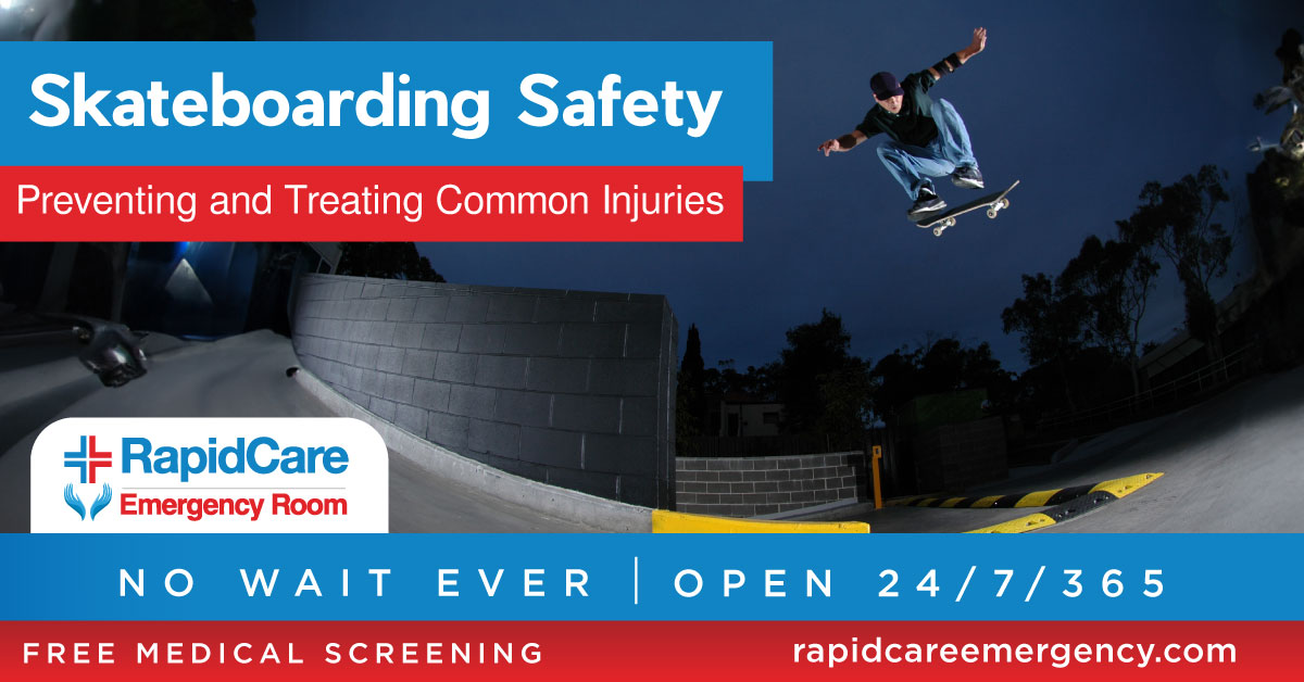 Common Skateboarding Injuries Safety Prevention & Treatment RapidCare ER