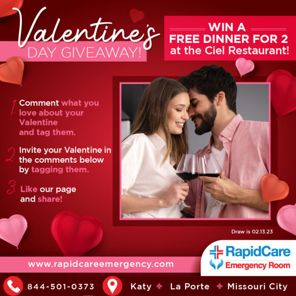 Free Valentine's Dinner for Two Giveaway