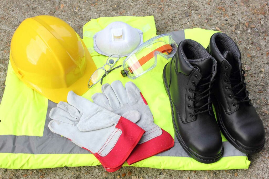 wear protective work equipment safety