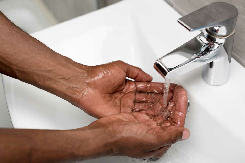 hand washing