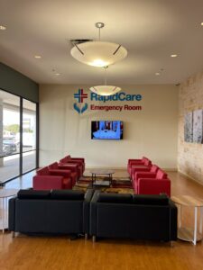 State-of-the-art medical equipment in RapidCare emergency room, San Antonio